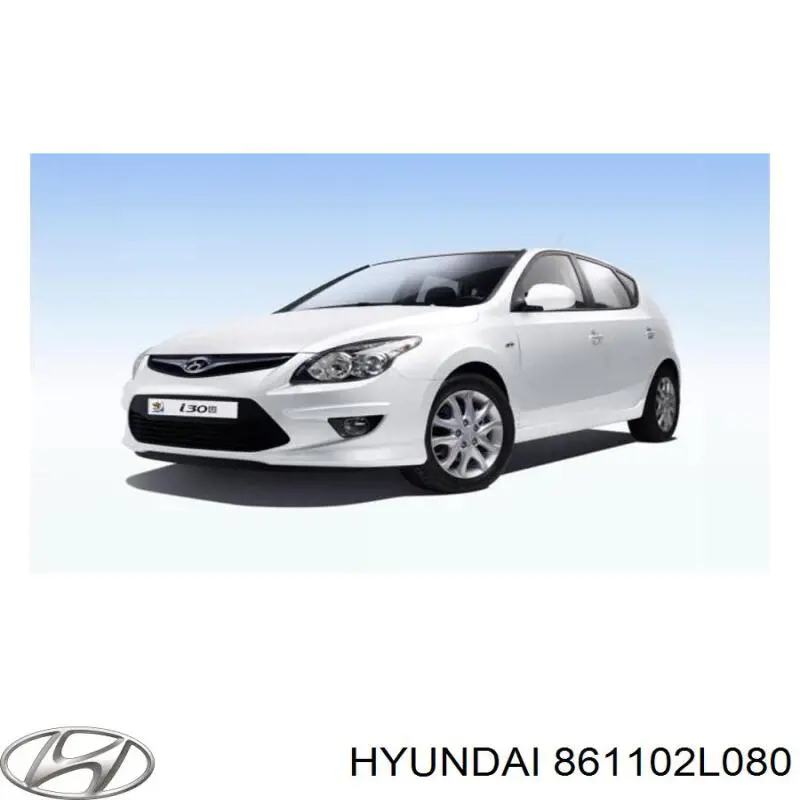 861102L081 Hyundai/Kia стекло лобовое