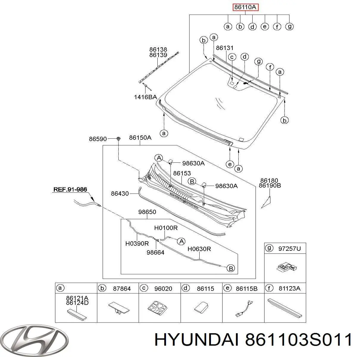  861103S011 Hyundai/Kia