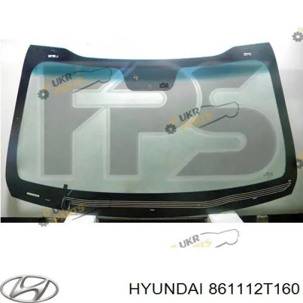 861112T160 Hyundai/Kia стекло лобовое