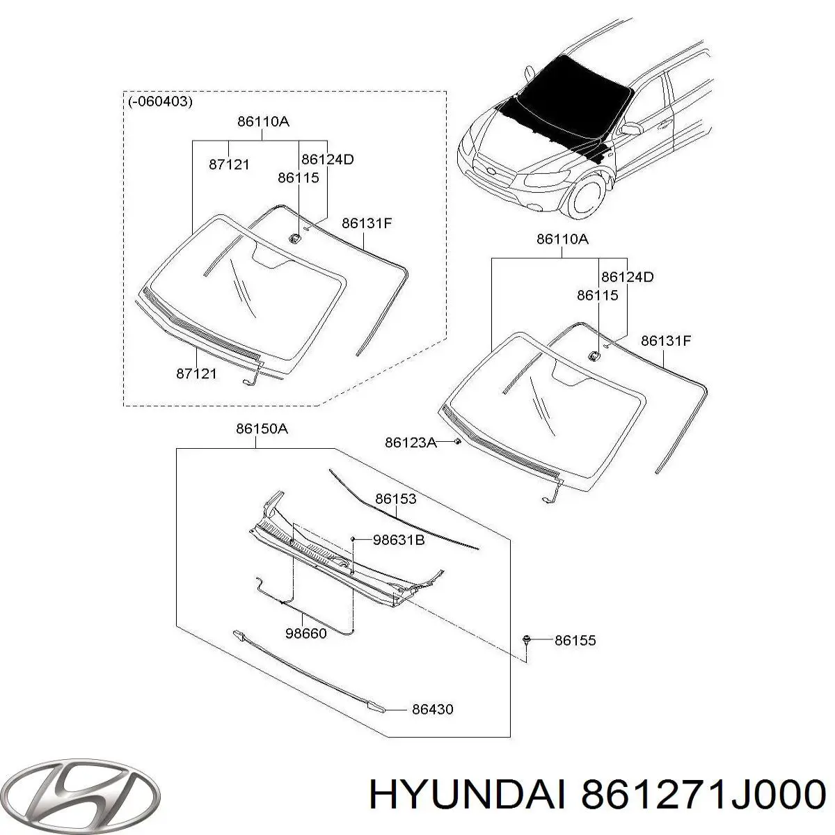 861271J000 Hyundai/Kia 