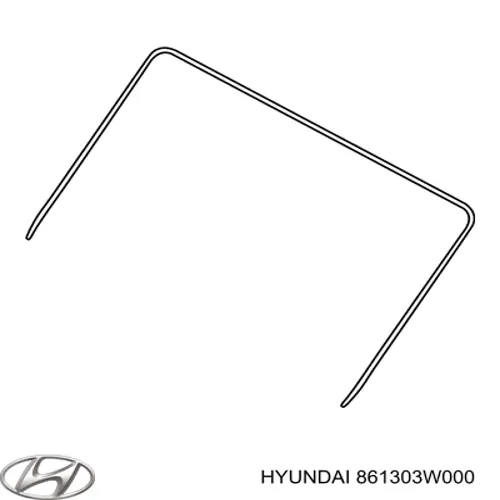Уплотнитель лобового стекла Hyundai/Kia 861303W000 цена, от 13.90 USD