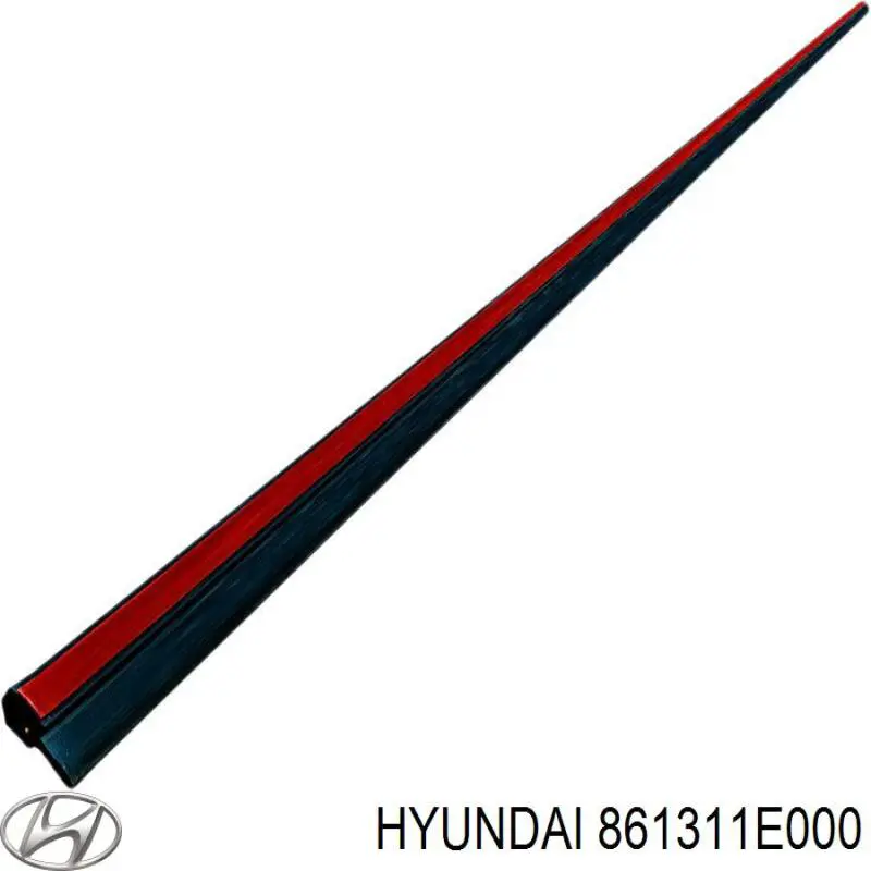 Молдинг лобового стекла верхний Hyundai/Kia 861311E000 цена, от 7.73 USD