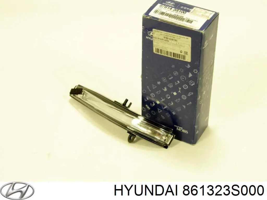 861323S000 Hyundai/Kia moldura direita de pára-brisas