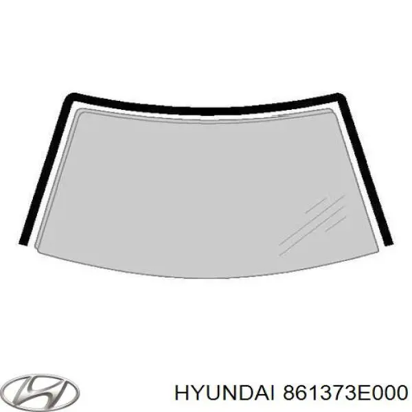 861373E000 Hyundai/Kia уплотнитель лобового стекла