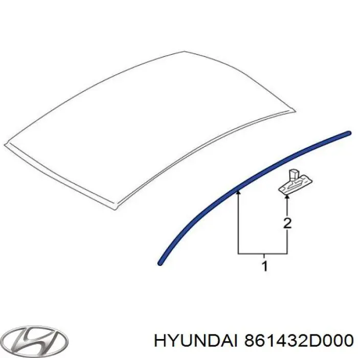  Hyundai/Kia 861432D000 цена, от 1.35 USD