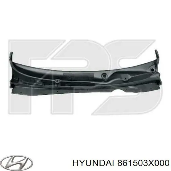 Решетка дворников на Hyundai Elantra 