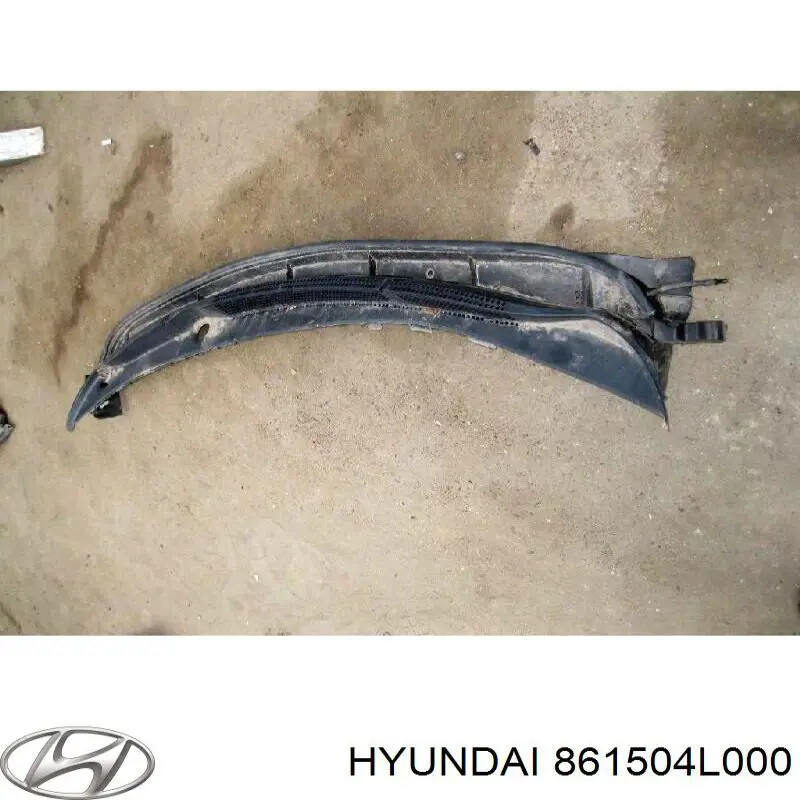 861504L000 Hyundai/Kia grelha de limpadores de pára-brisa