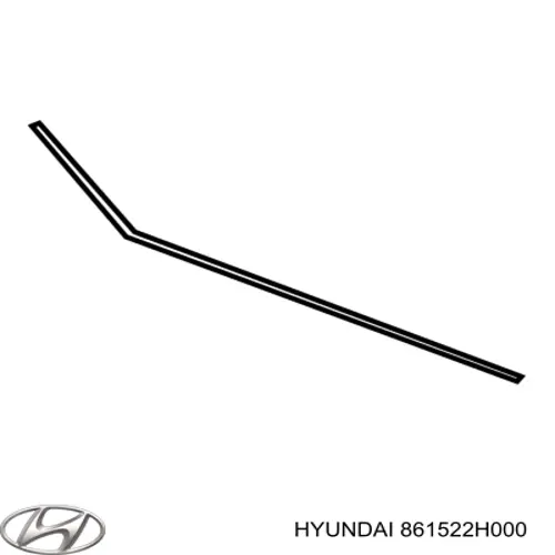 Защитная накладка переднего стекла нижняя Hyundai/Kia 861522H000 цена, от 9.63 USD