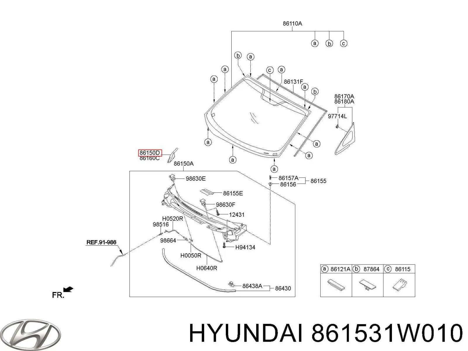  Hyundai/Kia 861531W010 цена, от 7.62 USD