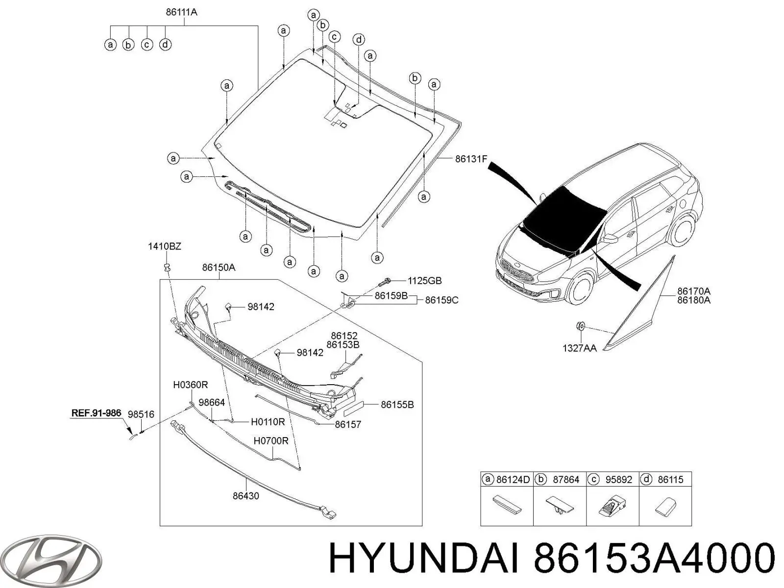 86153A4000 Hyundai/Kia 