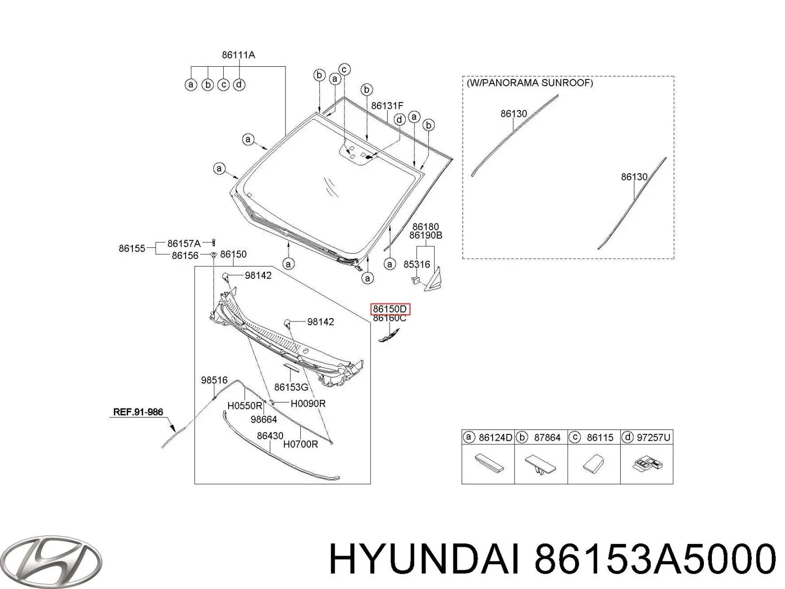 86153A5000 Hyundai/Kia 