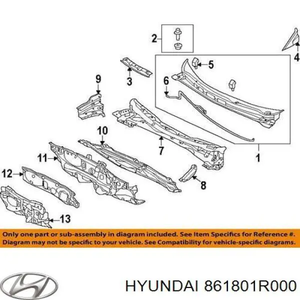 861801R000 Hyundai/Kia 