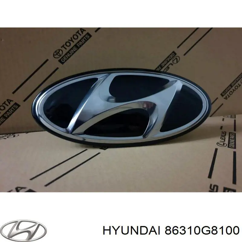 Эмблема решетки радиатора 86310G8100 Hyundai/Kia