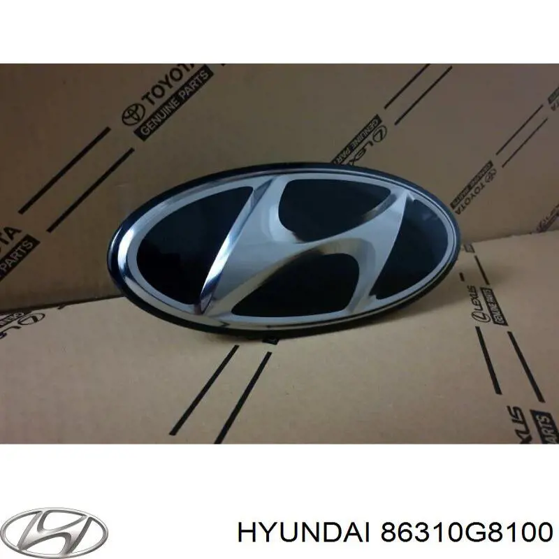 Эмблема решетки радиатора 86310G8100 Hyundai/Kia
