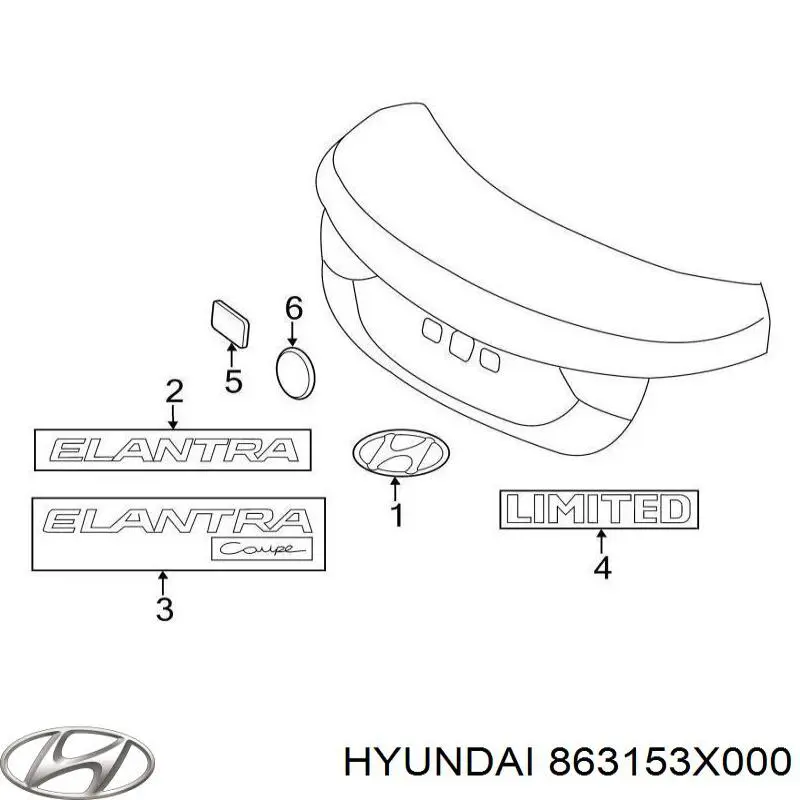  863153X000 Hyundai/Kia