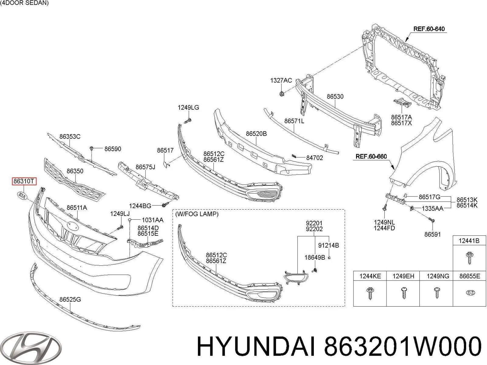  Hyundai/Kia 863201W000 цена, от 15.74 USD