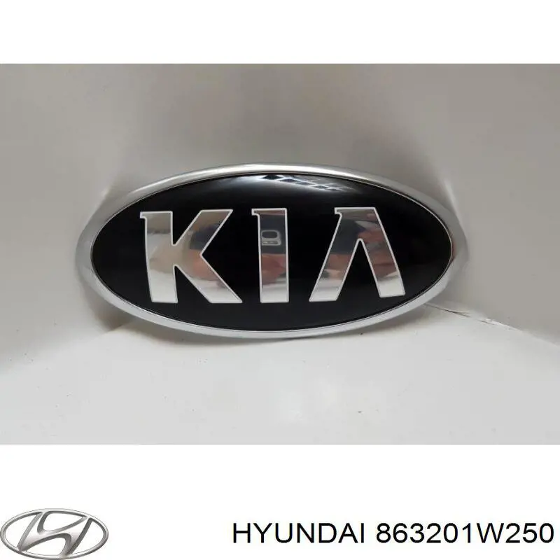 Фирменный значок Hyundai/Kia 863201W250 цена, от 34.74 USD