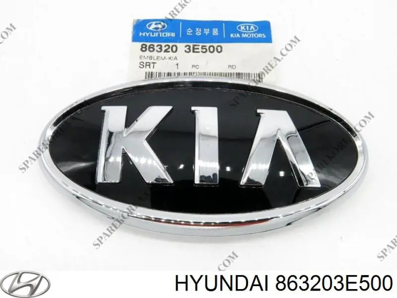863203E500 Hyundai/Kia emblema de grelha do radiador