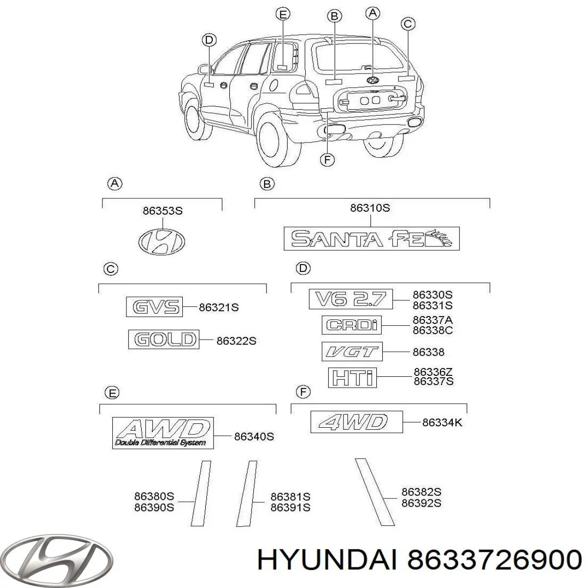  8633726900 Hyundai/Kia