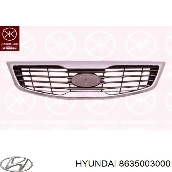 Купить 8635003000 Hyundai/Kia Решетка радиатора