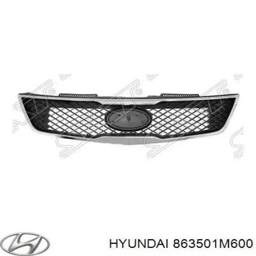 Купить 863501M600 Hyundai/Kia Решетка радиатора
