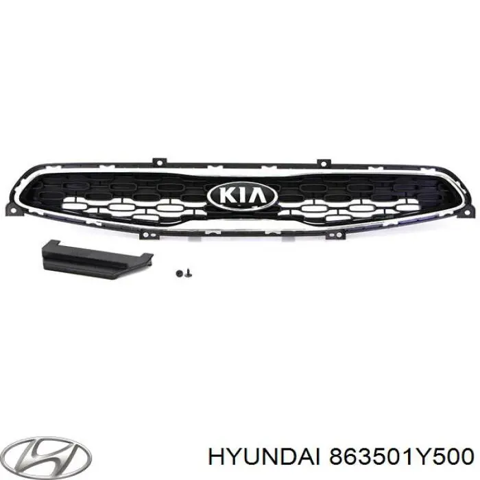 Облицовка радиатора Hyundai/Kia 863501Y500 цена, от 70.94 USD