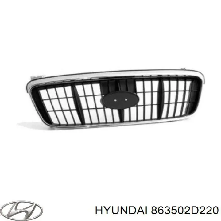 Облицовка радиатора Hyundai Elantra III седан (XD) (2000 - 2006) цена, от 19.39 USD