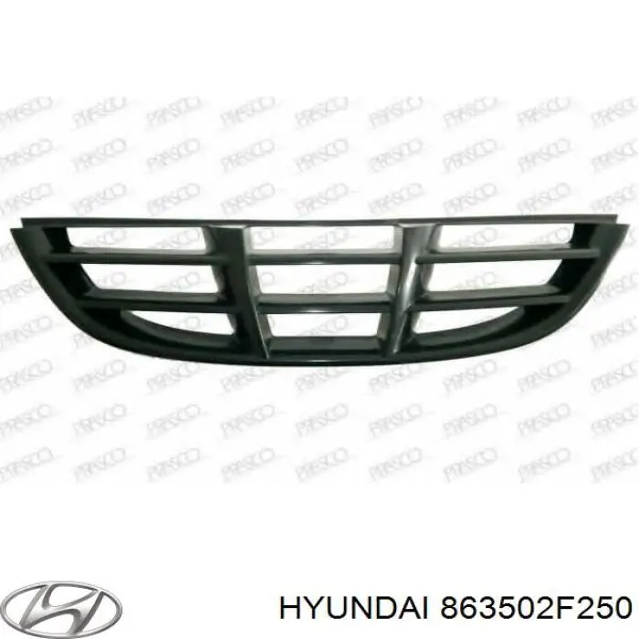 863502F250 Hyundai/Kia решетка радиатора