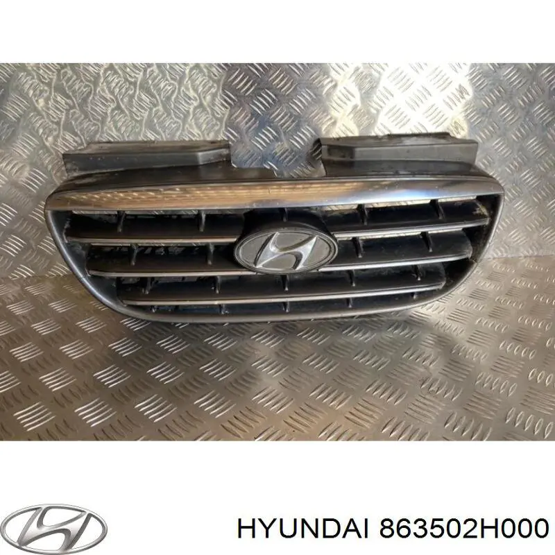 Panal de radiador 863502H000 Hyundai/Kia