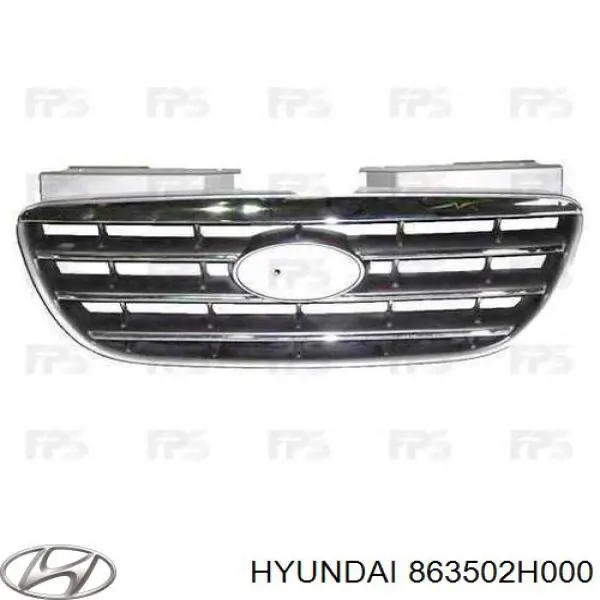 Облицовка радиатора Starline KH31659901 цена, от 46.50 USD