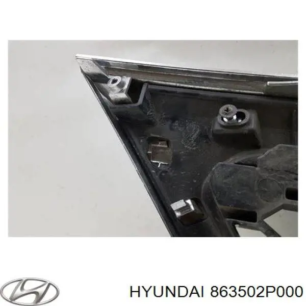 863502P000ucenka1 Hyundai/Kia grelha do radiador