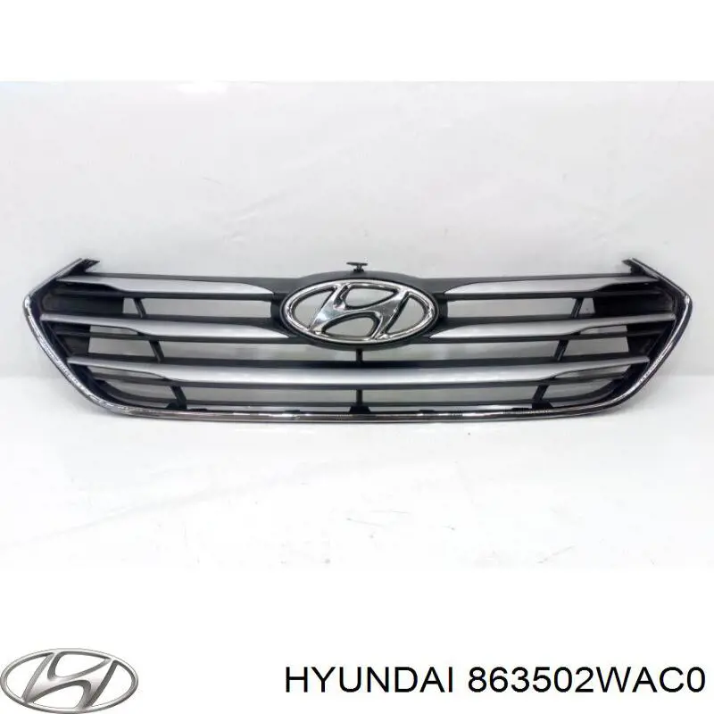 Решетка радиатора 863502WAC0 Hyundai/Kia