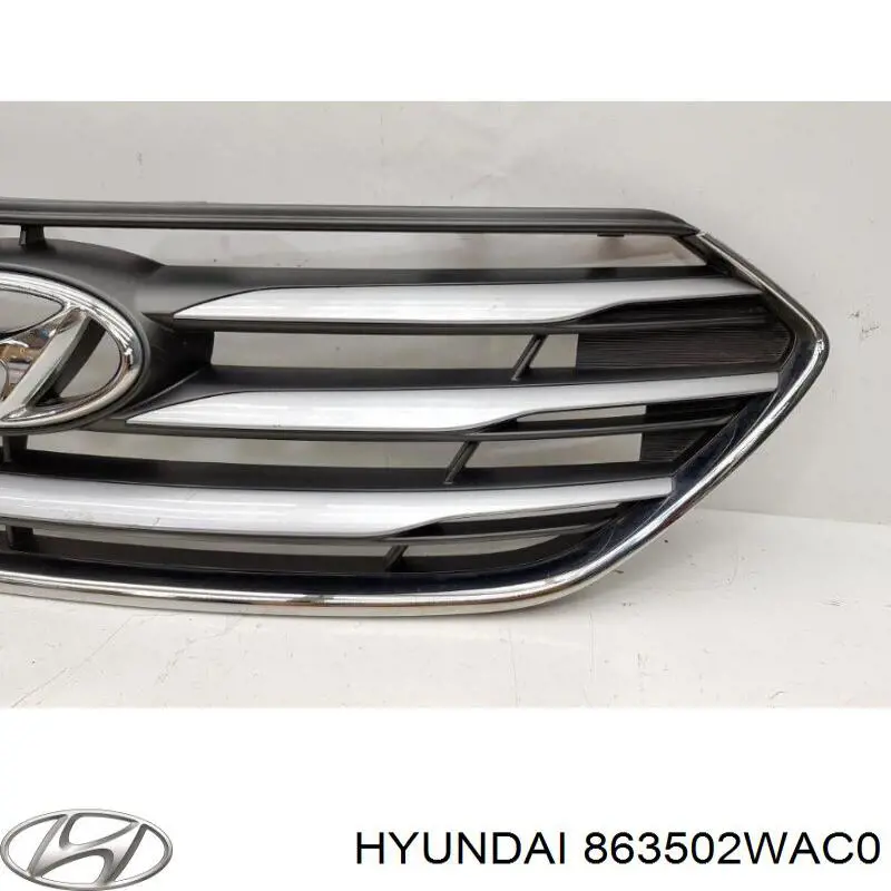 Облицовка радиатора Hyundai/Kia 863502WAC0 цена, от 200.88 USD