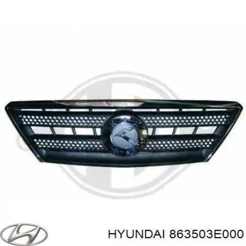 Решетка радиатора 863503E000 Hyundai/Kia