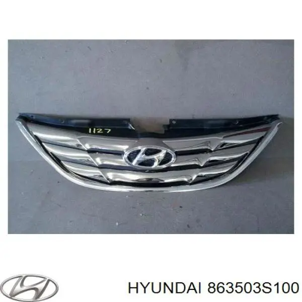 Решетка радиатора на Hyundai Sonata YF (Хундай Соната)