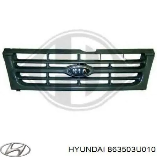 863503U010 Hyundai/Kia grelha do radiador