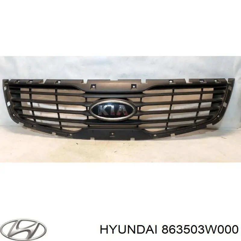 Решітка радіатора 863503W000 Hyundai/Kia