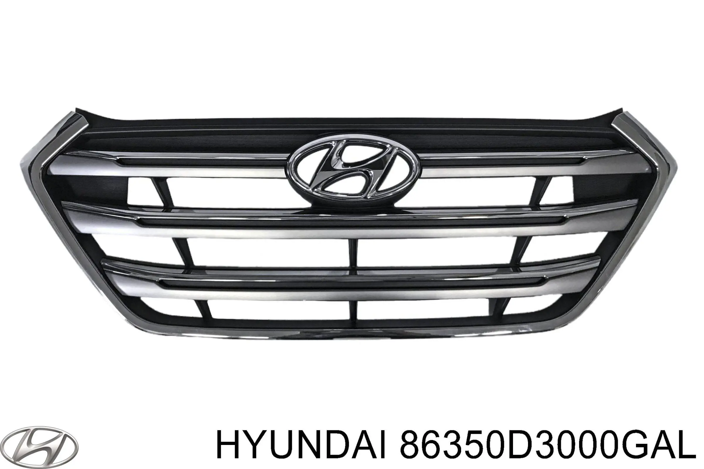 Облицовка радиатора Hyundai/Kia 86350D3000GAL цена, от 68.02 USD
