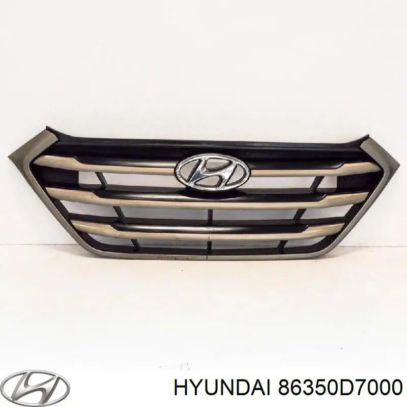 Облицовка радиатора Hyundai/Kia 86350D7000 цена, от 399.17 USD