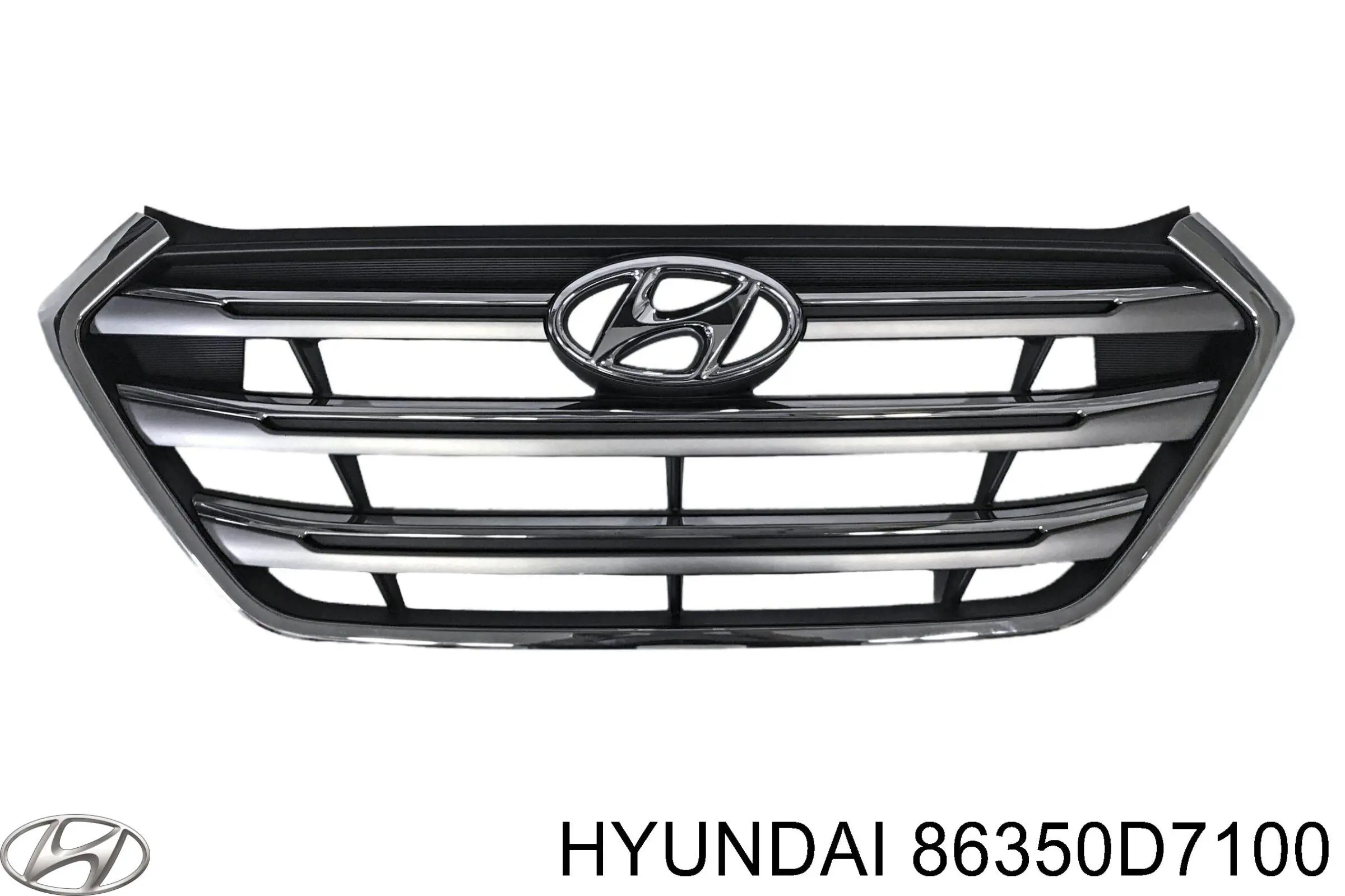 86350D7100 Hyundai/Kia grelha do radiador