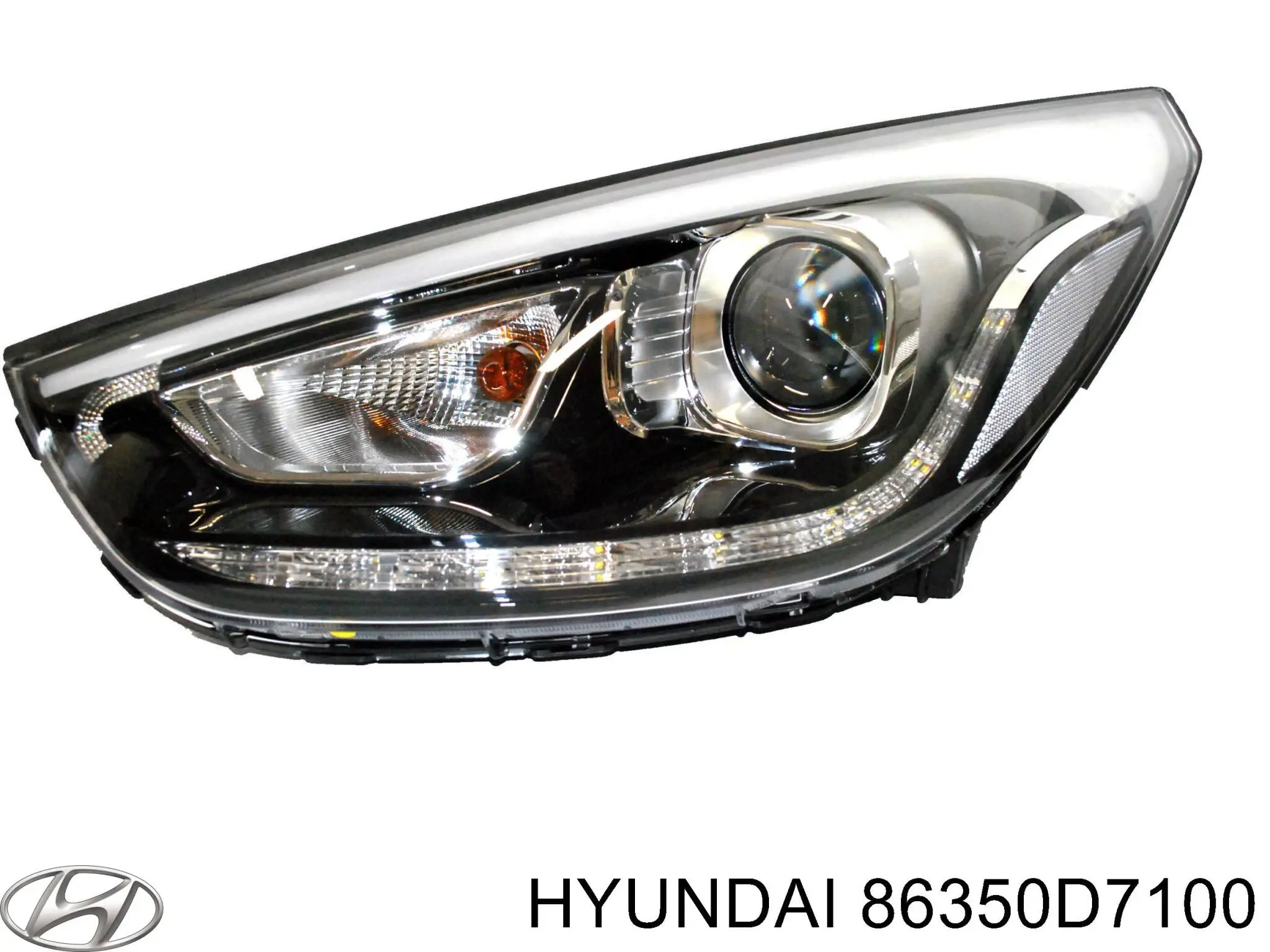 Облицовка радиатора Hyundai/Kia 86350D7100 цена, от 108.76 USD