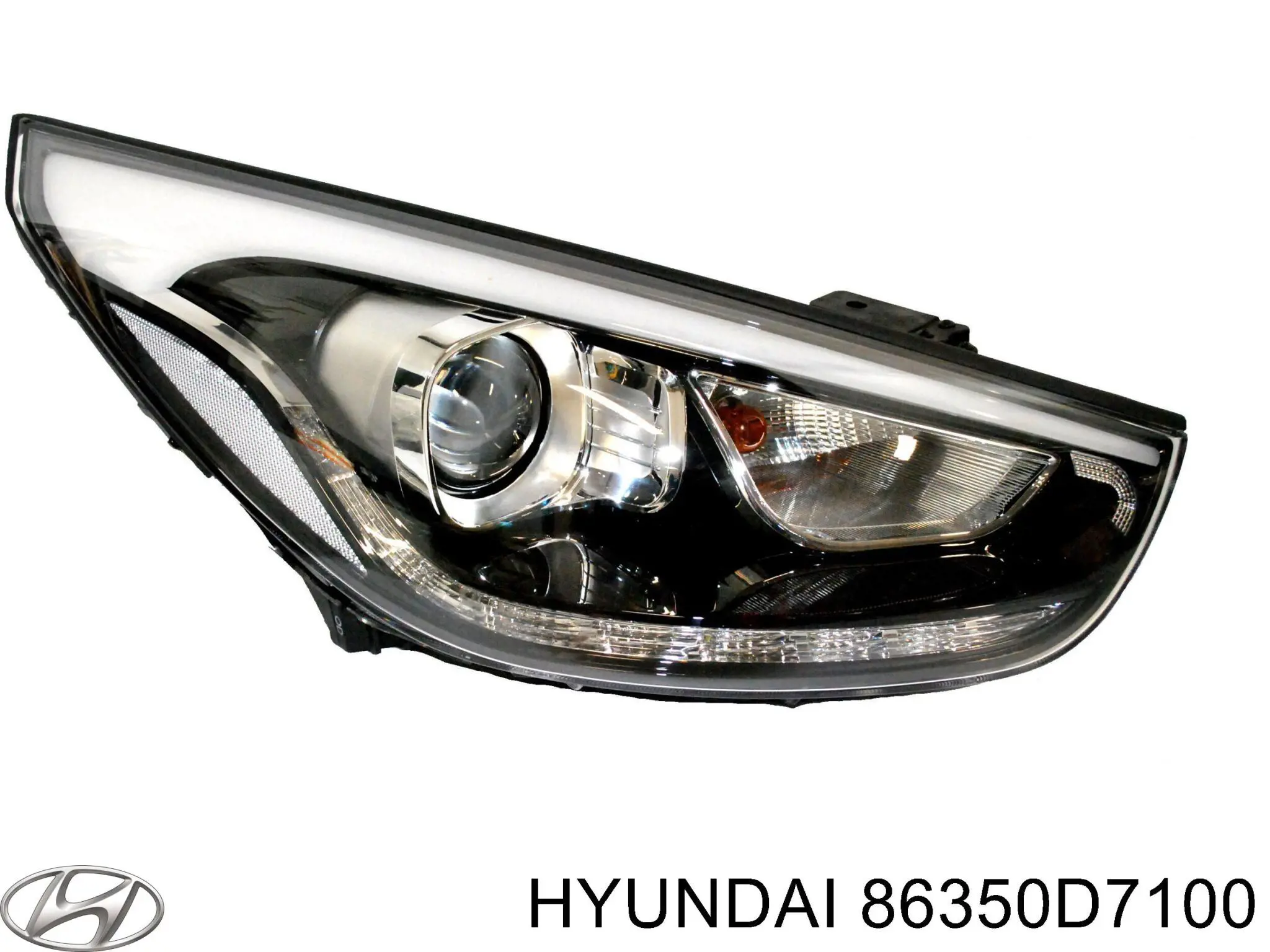 Купить 86350D7100 Hyundai/Kia Решетка радиатора