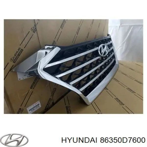 Купить 86350D7600FFF Hyundai/Kia Решетка радиатора