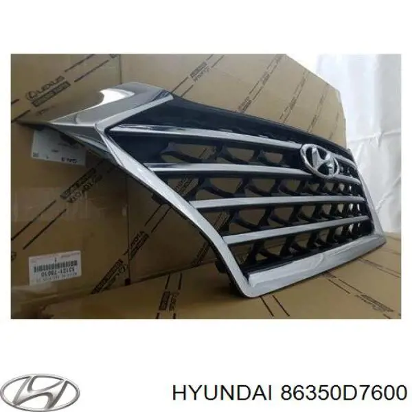 Решетка Hyundai/Kia 86350D7600FFF