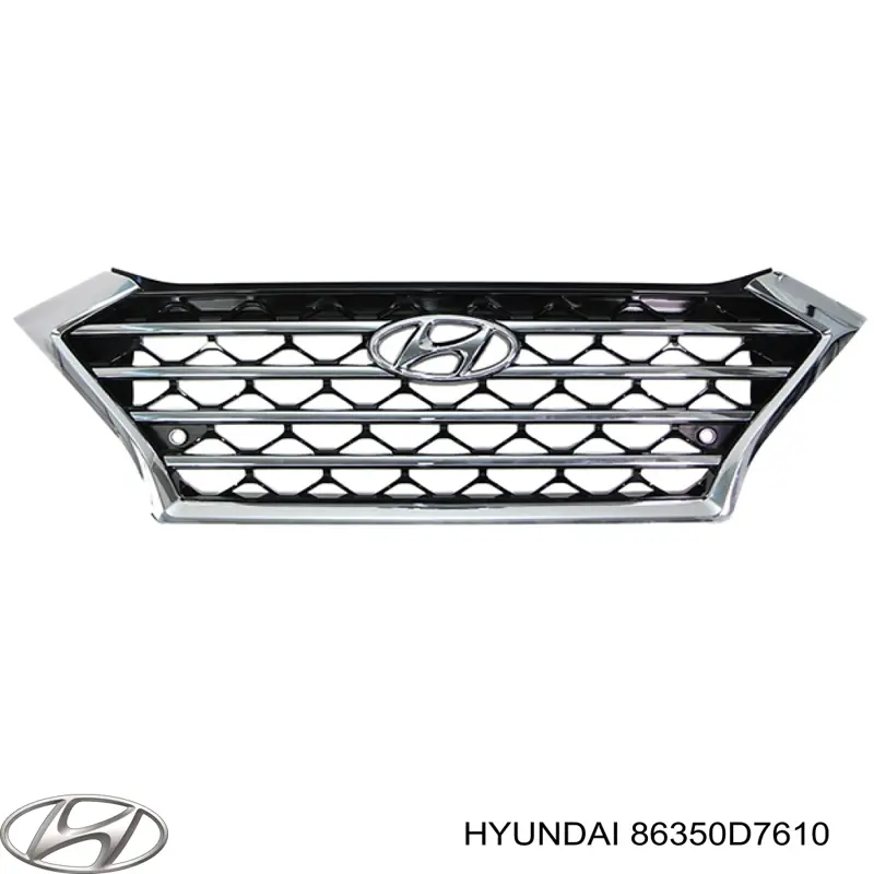 Облицовка радиатора Hyundai/Kia 86350D7610 цена, от 338.58 USD