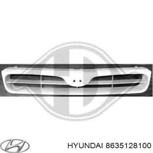  Решетка радиатора Hyundai Lantra 1