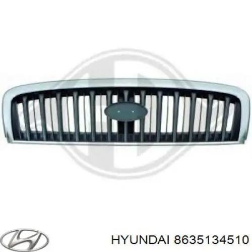 Облицовка радиатора Hyundai/Kia 8635134510 цена, от 25.34 USD