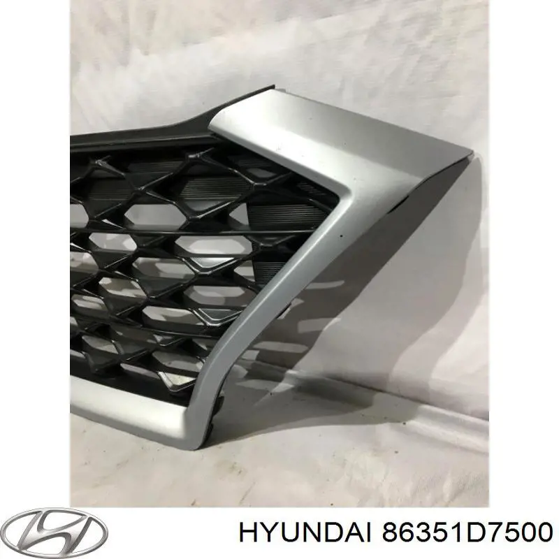 Облицовка радиатора Hyundai/Kia 86351D7500 цена, от 155.19 USD