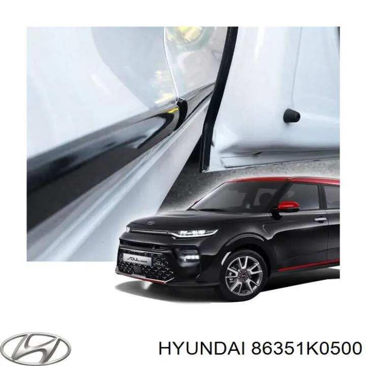 86351K0500 Hyundai/Kia Решетка радиатора