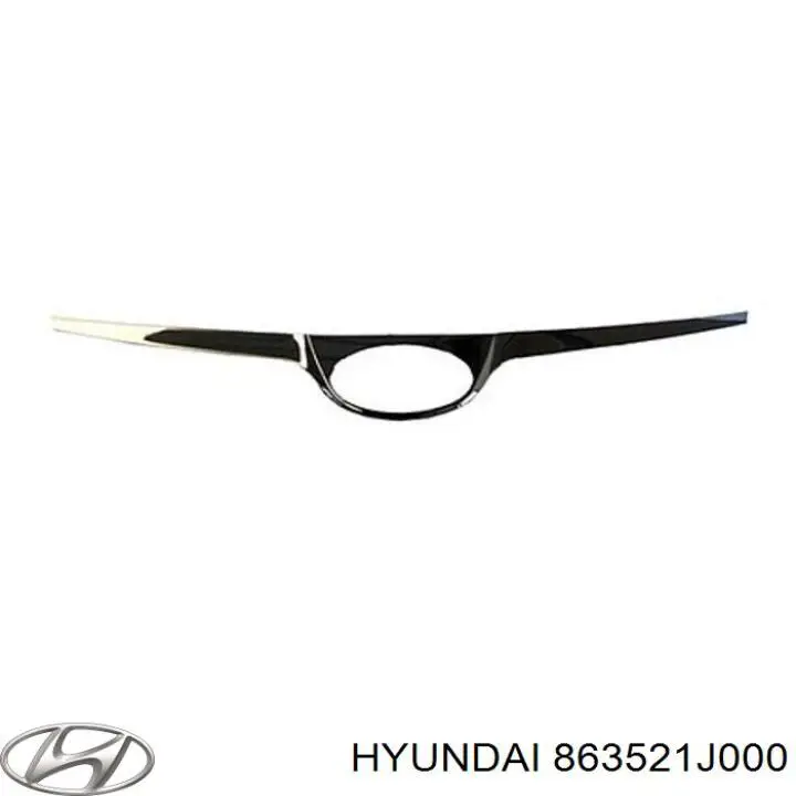 Накладка (рамка) решетки радиатора 863521J000 Hyundai/Kia